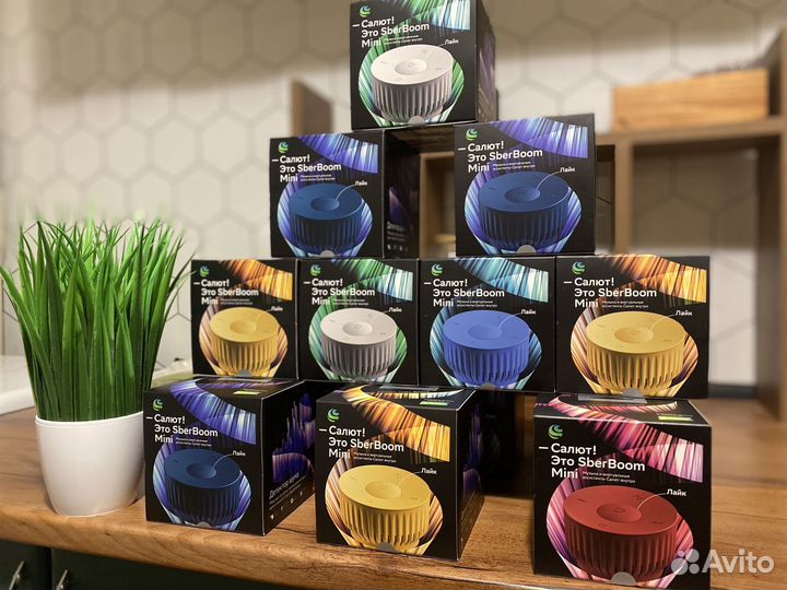 Умная колонка SberBoom mini (Сбер мини Салют)