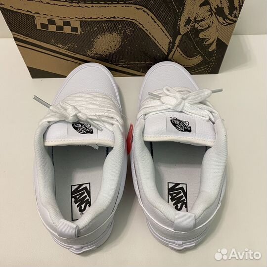 Vans knu skool white