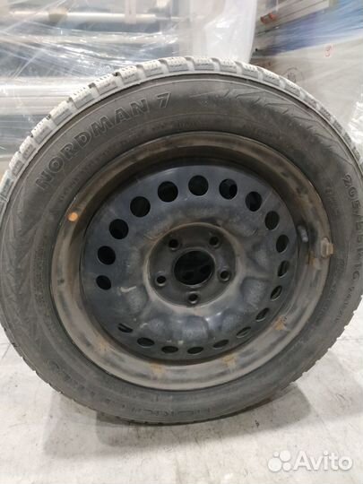 Колеса в сборе r16 зимние Nokian Nordman 7