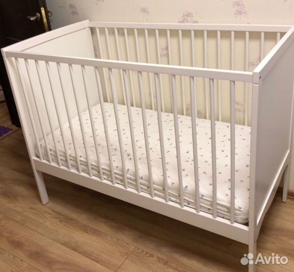 Детская кроватка IKEA сундвик