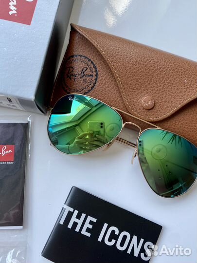 Очки ray ban aviator