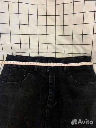 Юбка джинсовая черная