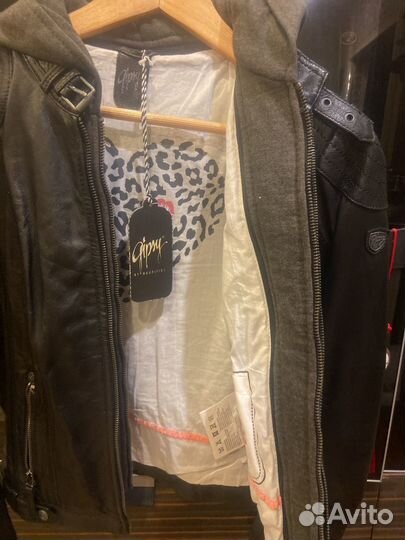 Куртка кожаная женская 44 46 натуральная