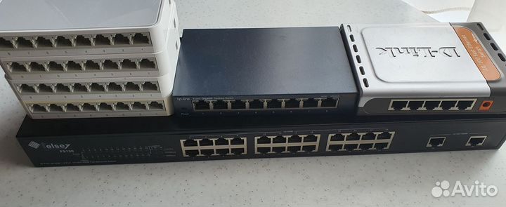 Роутеры свитчи tp-link, dlink, telsey