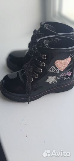 Ботинки демисезонные для девочки 25 размер