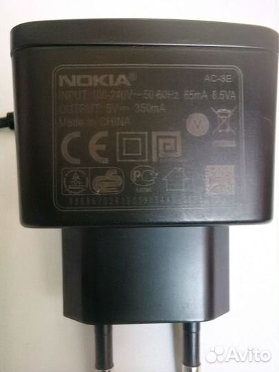 Зарядка оригинал на телефон Nokia