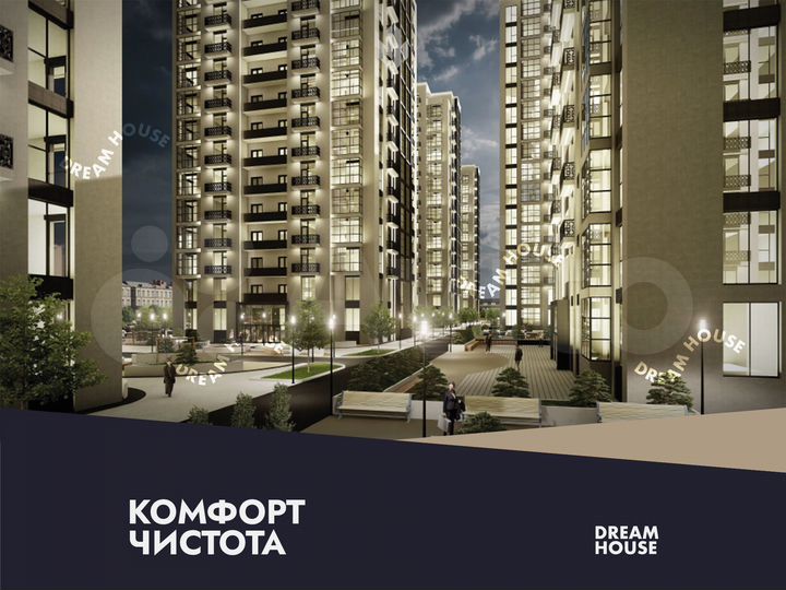 2-к. квартира, 81,7 м², 9/16 эт.