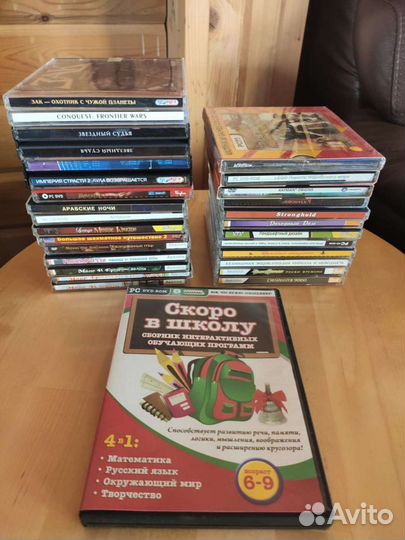 Компьютерные ретро игры диски для пк