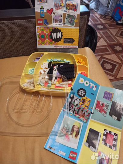 Lego dots и чемодан для лего
