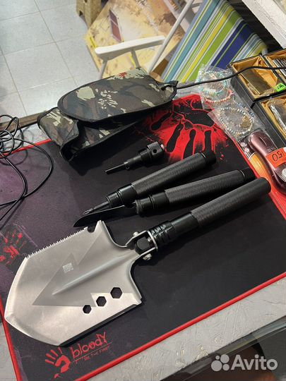 Лопата туристическая складная