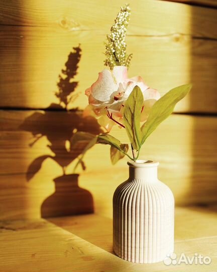 Ваза из гипса в стиле Сканди