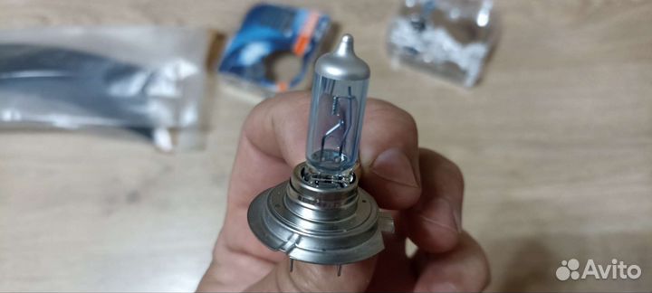Лампы osram H7 55Вт и Лампа MTF vanadium H7 55Вт