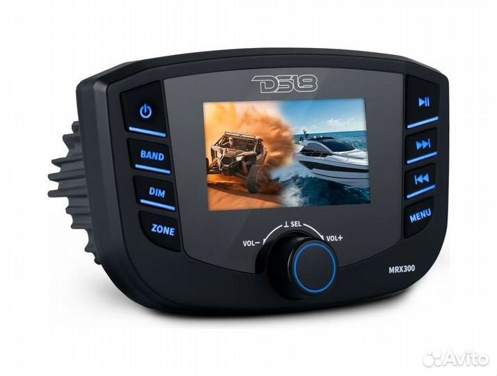 Морская магнитола MRX300, 3 зоны, DS18