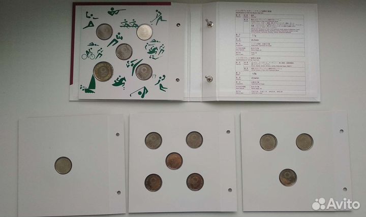 Япония Олимпиада Токио 2020 UNC официальный буклет