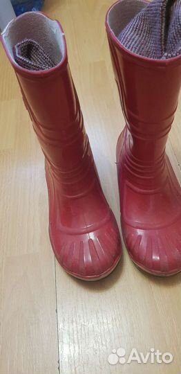Детские резиновые сапоги