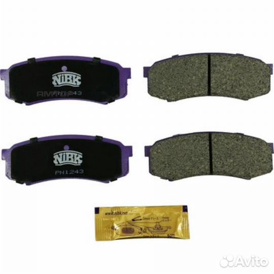 Nibk PN1243 Колодки тормозные дисковые nibk PN1243