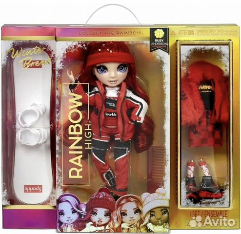 Кукла Rainbow High Winter Break оригинал Ruby