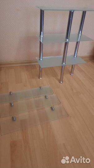 Полка для ванной напольная, настенная