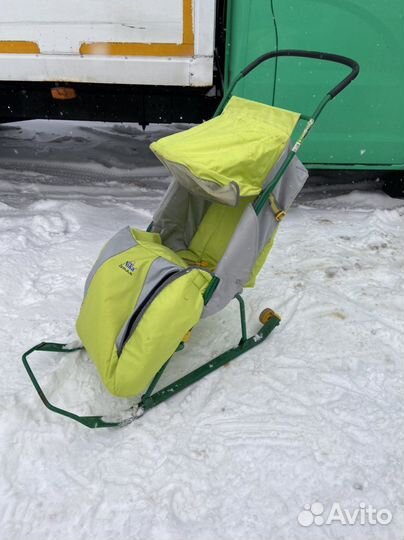 Детские санки коляска