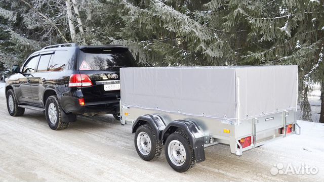 Прицеп Двухосный сст-7132-16 Бортовой 2424*1447