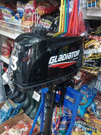 Мотор лодочный gladiator 3