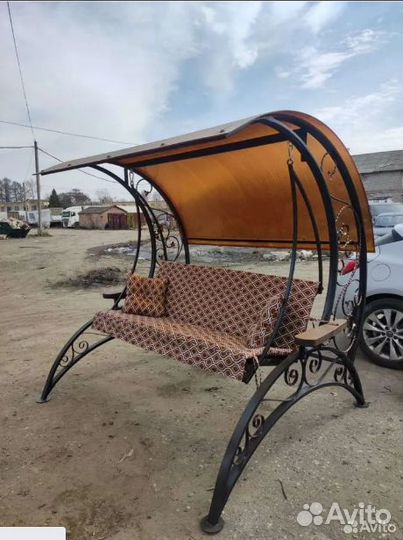 Парковая качель новинка+подушки