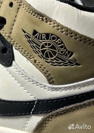 Кроссовки Air Jordan 1 Mocha с мехом