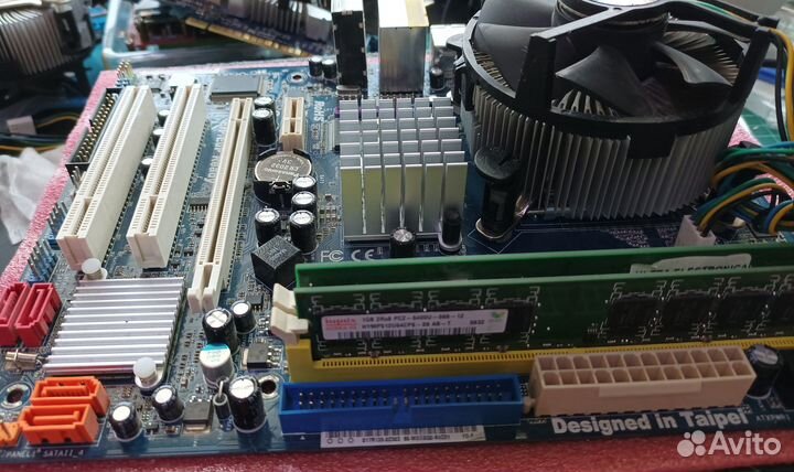 Мат. плата комплект G31, CPU E5700, RAM2Gb, fan