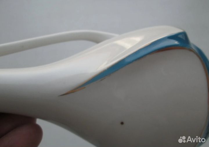 Фарфор графинчик/ваза старые вербилки 1940-ые,СССР