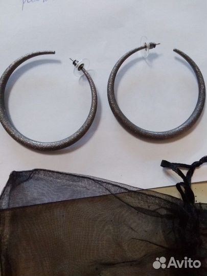 Серьги кольца