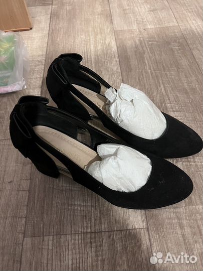 Туфли замшевые 38