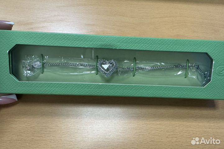 Браслет swarovski matrix с сердцем