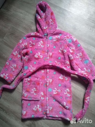 Детский махровый халат 110-120