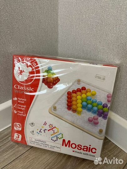 Мозаика развивающая деревянная