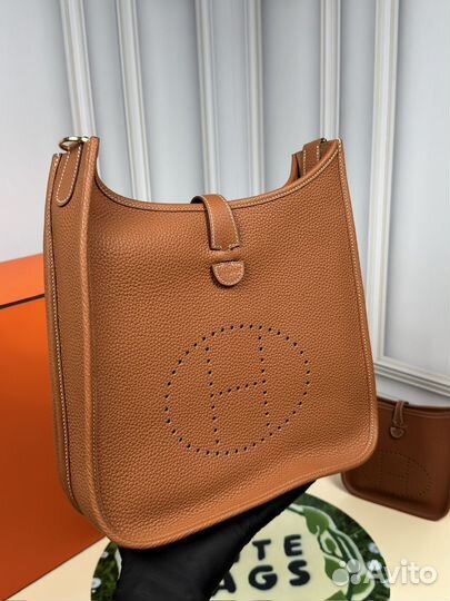 Кожаная женская сумка hermes