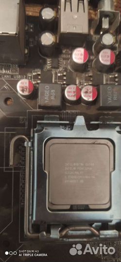 Материнская плата с процессором