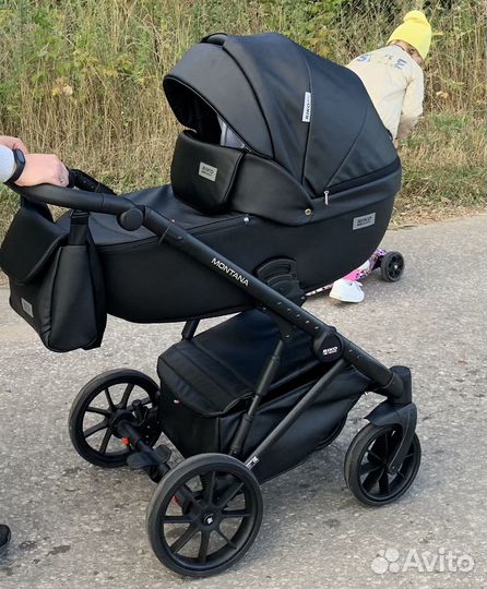 Коляска 2 в 1 Rico Basic Montana эко кожа