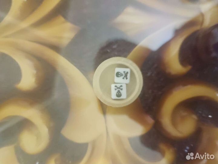 Нарды со стеклом