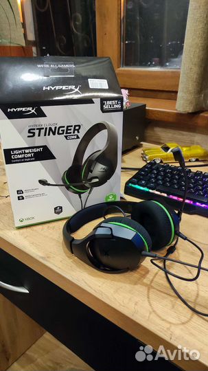 Наушники hyperx cloud x stinger core
