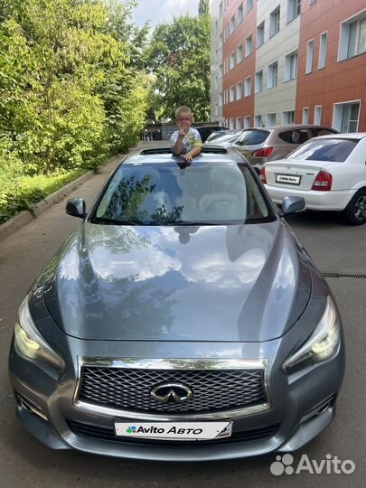Infiniti Q50 3.0 AT, 2017, битый, 70 000 км