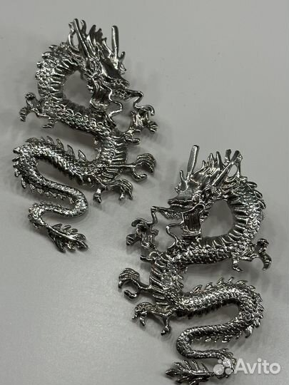 Серьги дракон