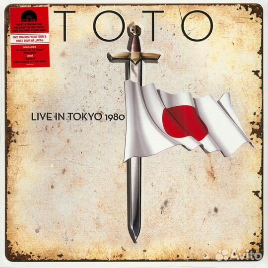 Виниловая пластинка Toto - Live In Tokyo 1980 EP