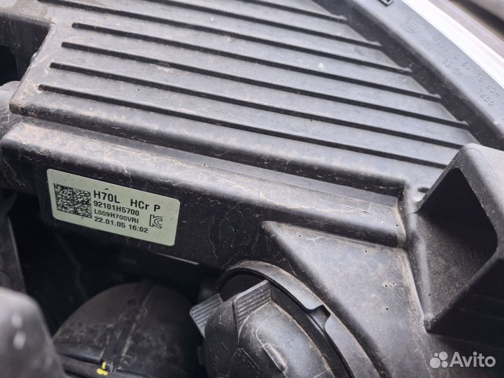 Фара hyundai solaris 2