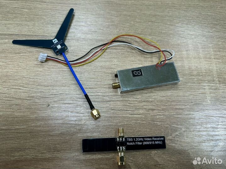 Видеопередатчик FPV 1.2 ггц, 1,5 Вт, антенна Matek