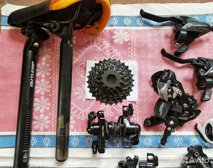 Велозапчасти/Комборучки/Переключатели/Калиперы