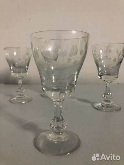 Фужеры хрустальные СССР