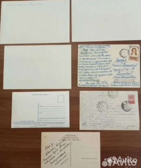 Почтовые карточки открытки письма