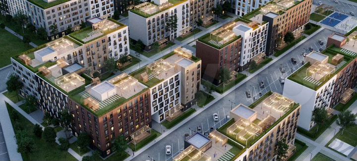 1-к. квартира, 34,8 м², 2/6 эт.