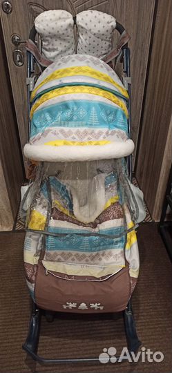 Санки коляска nika kids