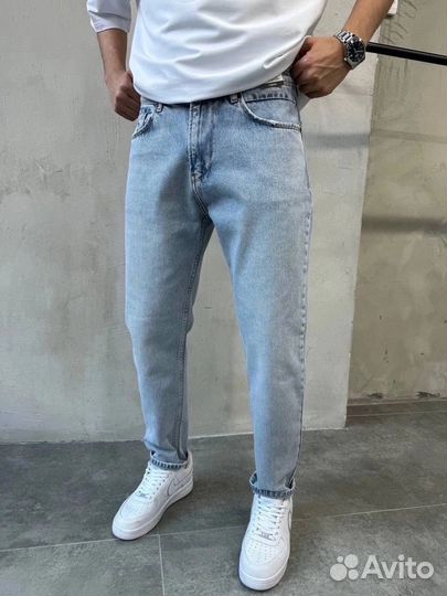 Джинсы мужские бананы